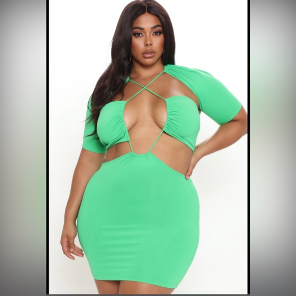 NWT fashion Nova dress 💚 - Picture 1 of 9